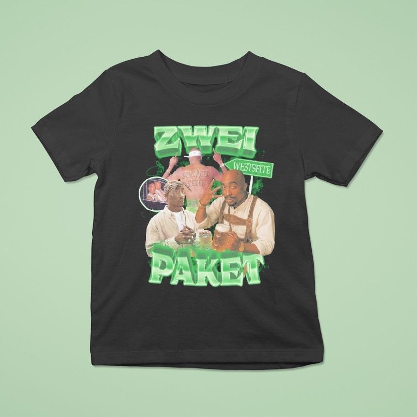 Tupac Shakur Zwei Paket Two Pack Westseite Shirt