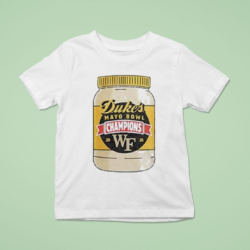 Wake Forest Demon Deacons 2026 Football Duke’s Mayo Bowl Champions Shirt