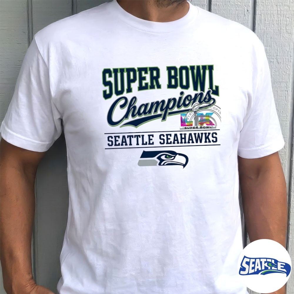 2025 Super Bowl LX Champions Seattle Seahawks Logo shirt
