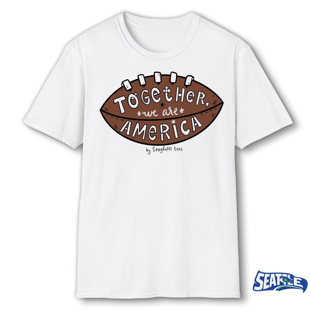 Bad Bunny Together We Are America By Spaghetti Toes shirt