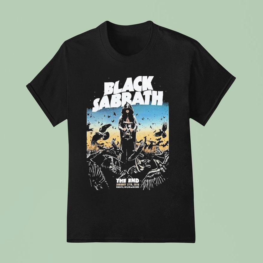 Black Sabbath The End Tour Winnipeg Minnesota January 27 2026 Shirt