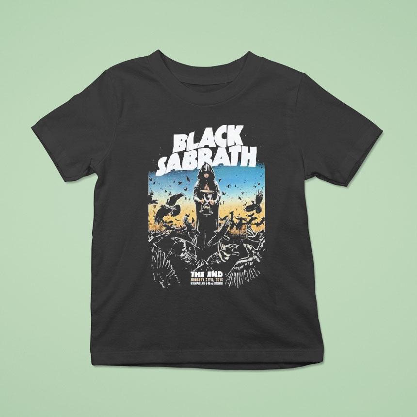 Black Sabbath The End Tour Winnipeg Minnesota January 27 2026 Shirt