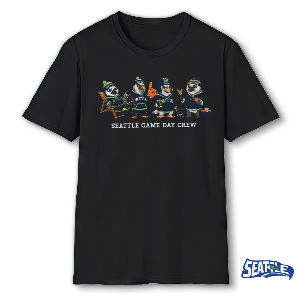 Cute Seattle Game Day Crew Seattle Fan Trendy Go Hawks shirt