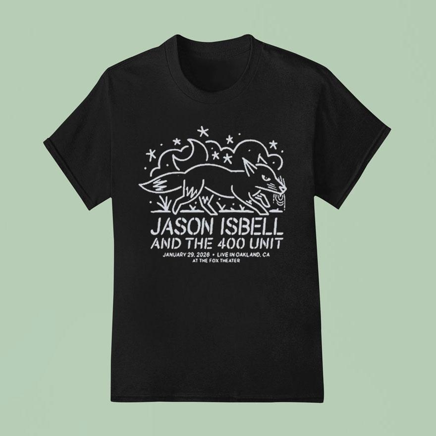 Jason Isbell And The 400 Unit Jan 29 2026 Oakland Ca Shirt