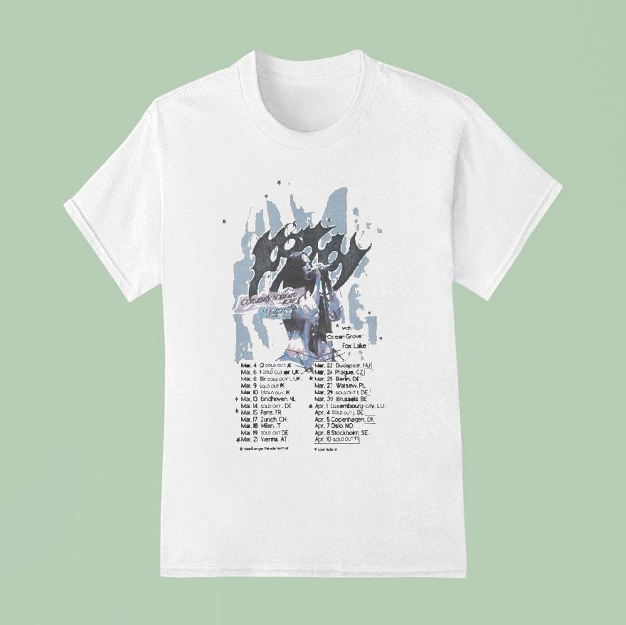 Poppy Constantly Nowhere Tour Uk-europe 2026 Shirt