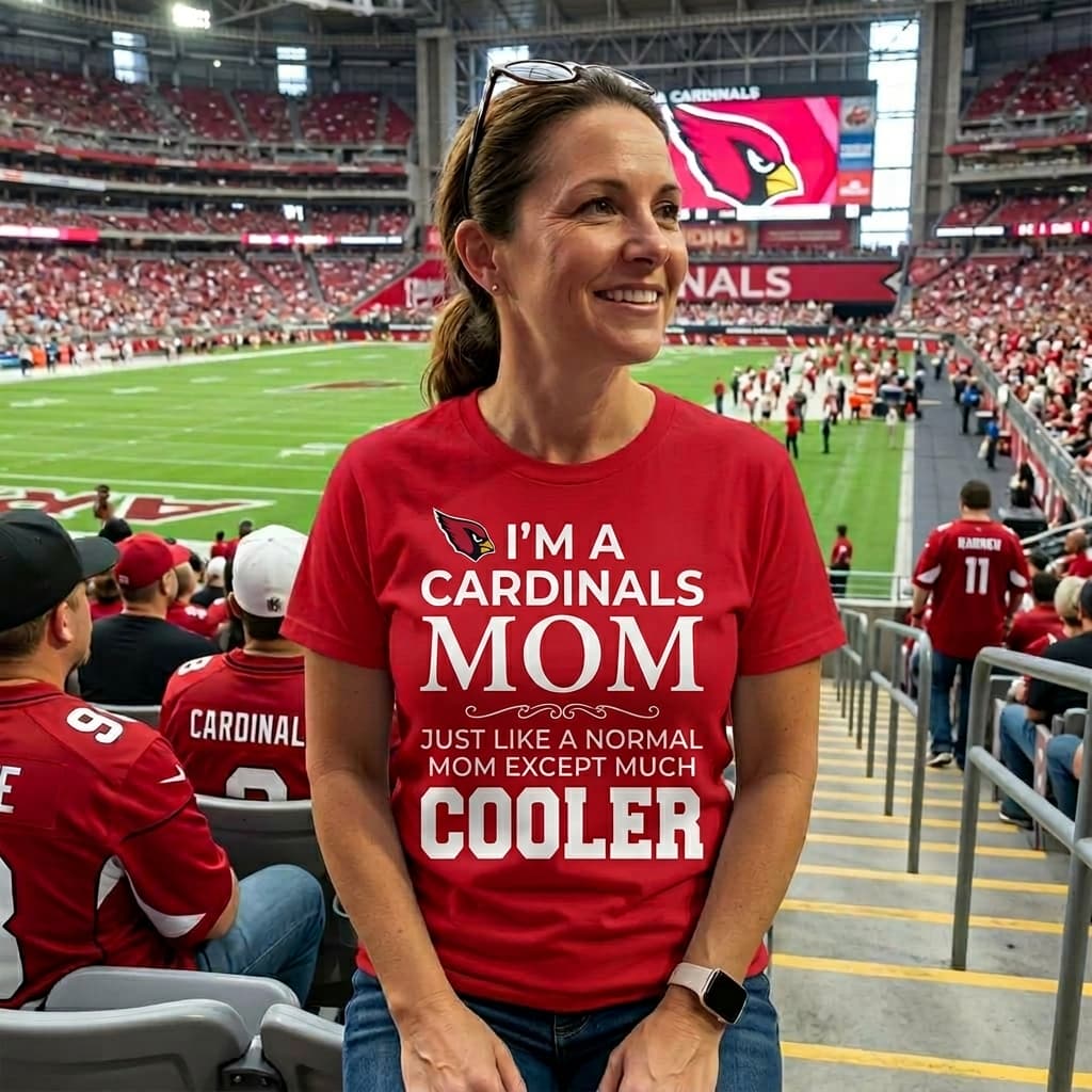 A Normal Cardinals Mom Except Much Cooler Arizona Cardinals T Shirts