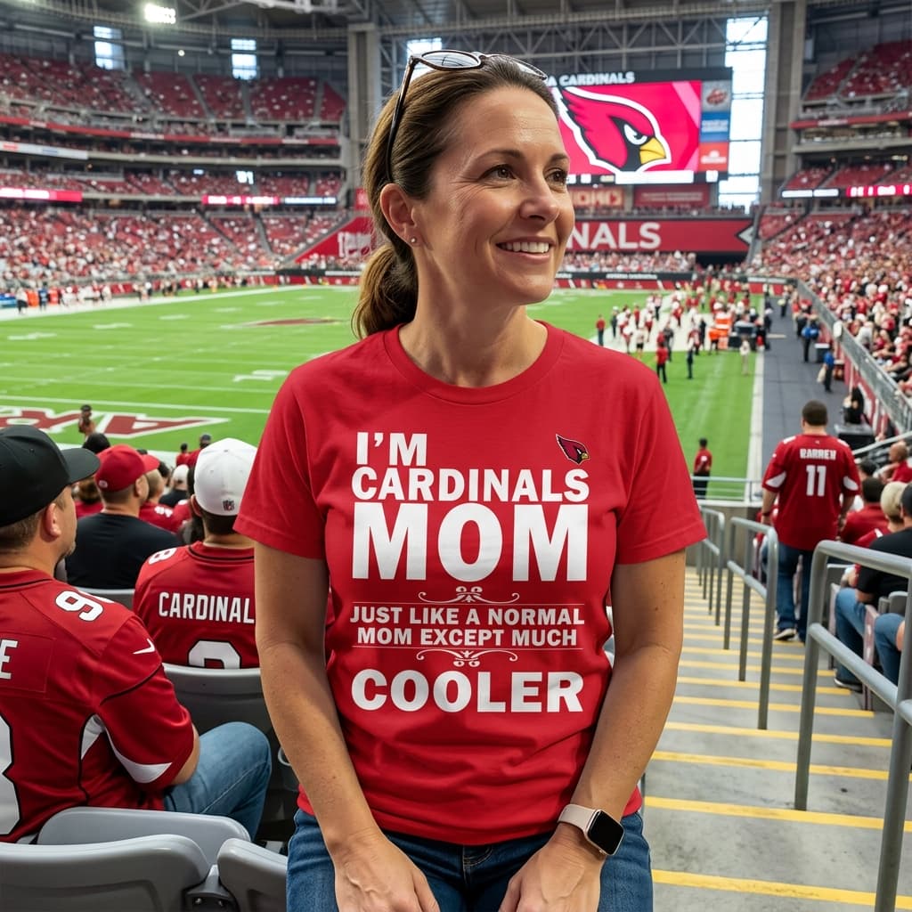 A Normal Mom Except Much Cooler Arizona Cardinals T Shirts