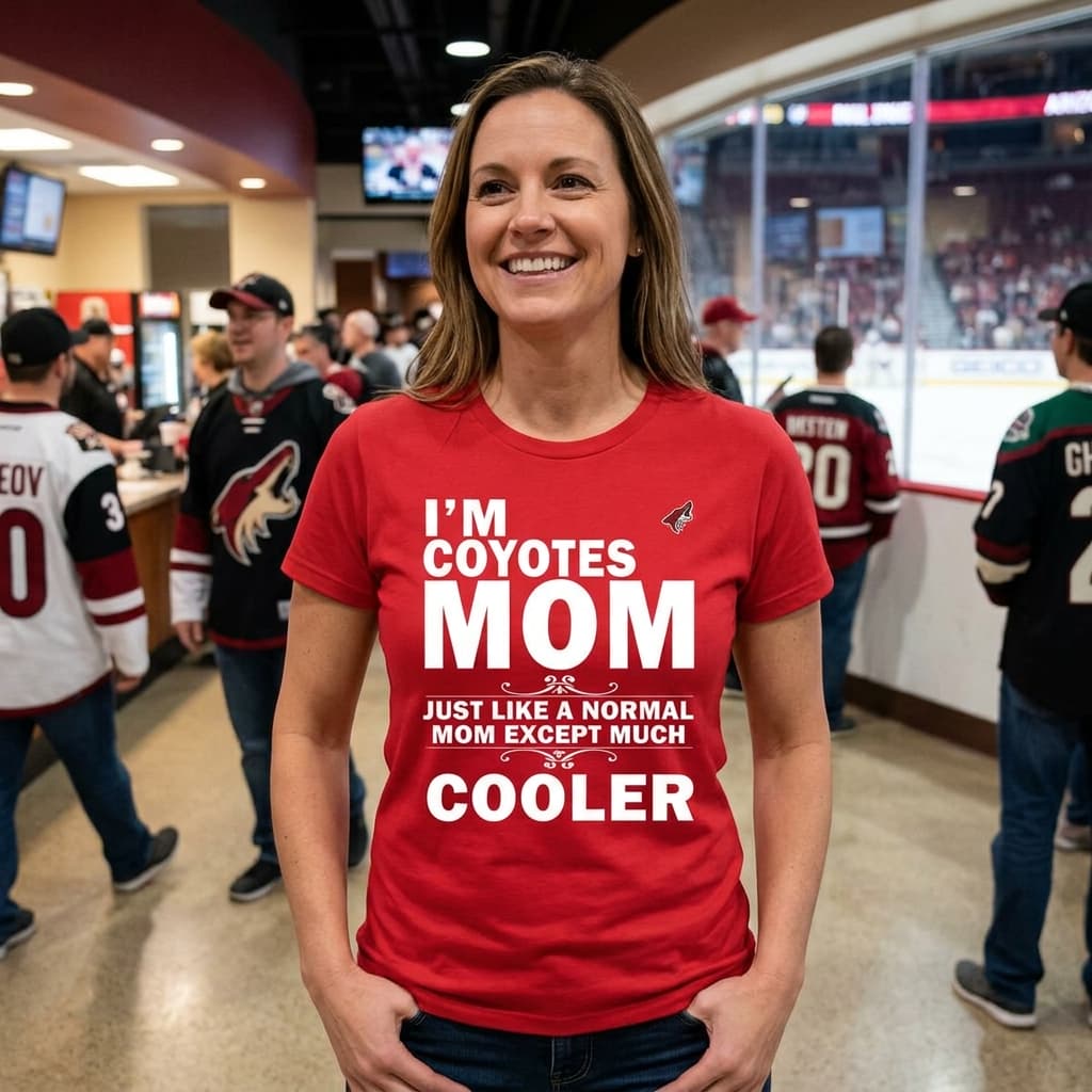 A Normal Mom Except Much Cooler Arizona Coyotes T Shirts