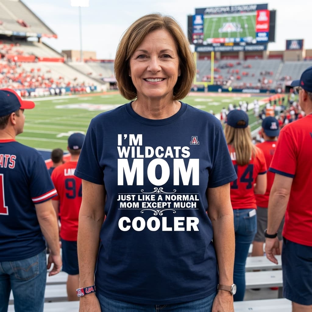 A Normal Mom Except Much Cooler Arizona Wildcats T Shirts