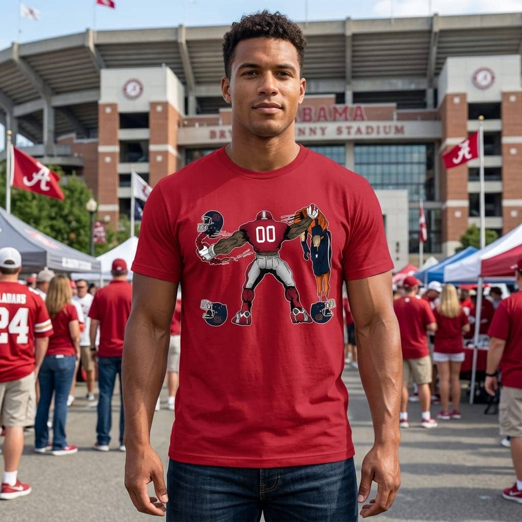 Alabama Crimson Tide Strong T Shirts