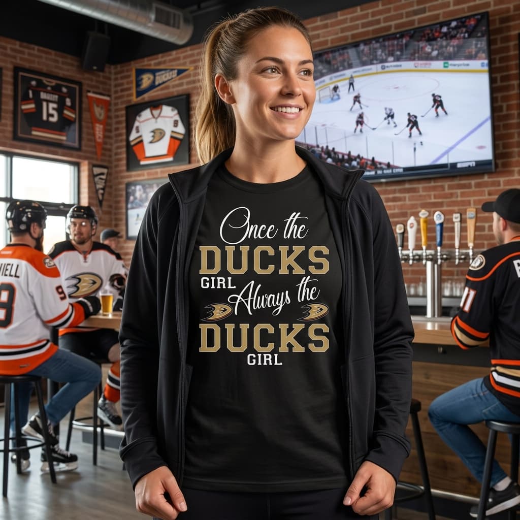 Always The Anaheim Ducks Girl T Shirts