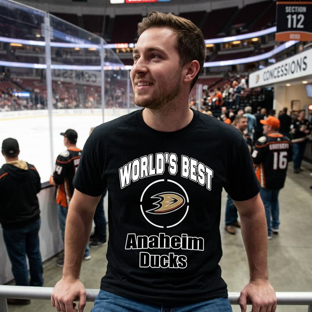 Amazing World’s Best Dad Anaheim Ducks T Shirts