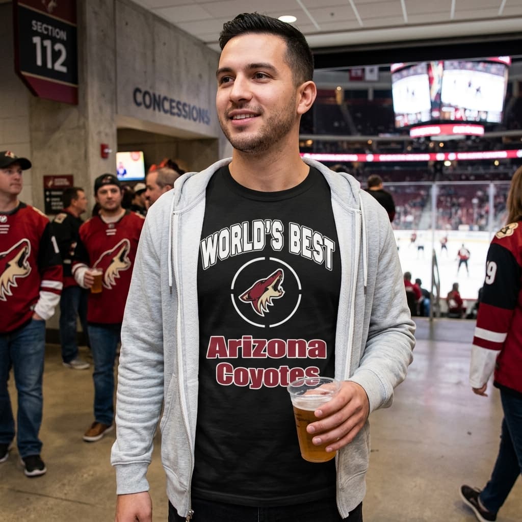 Amazing World’s Best Dad Arizona Coyotes T Shirts