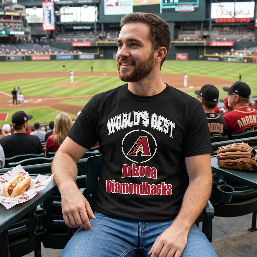Amazing World’s Best Dad Arizona Diamondbacks T Shirts