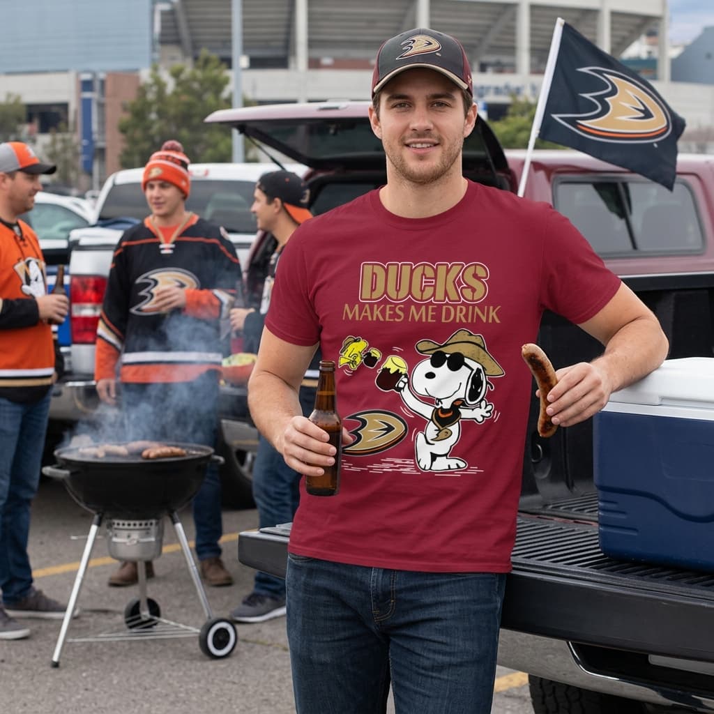 Anaheim Ducks Make Me Drinks T Shirts