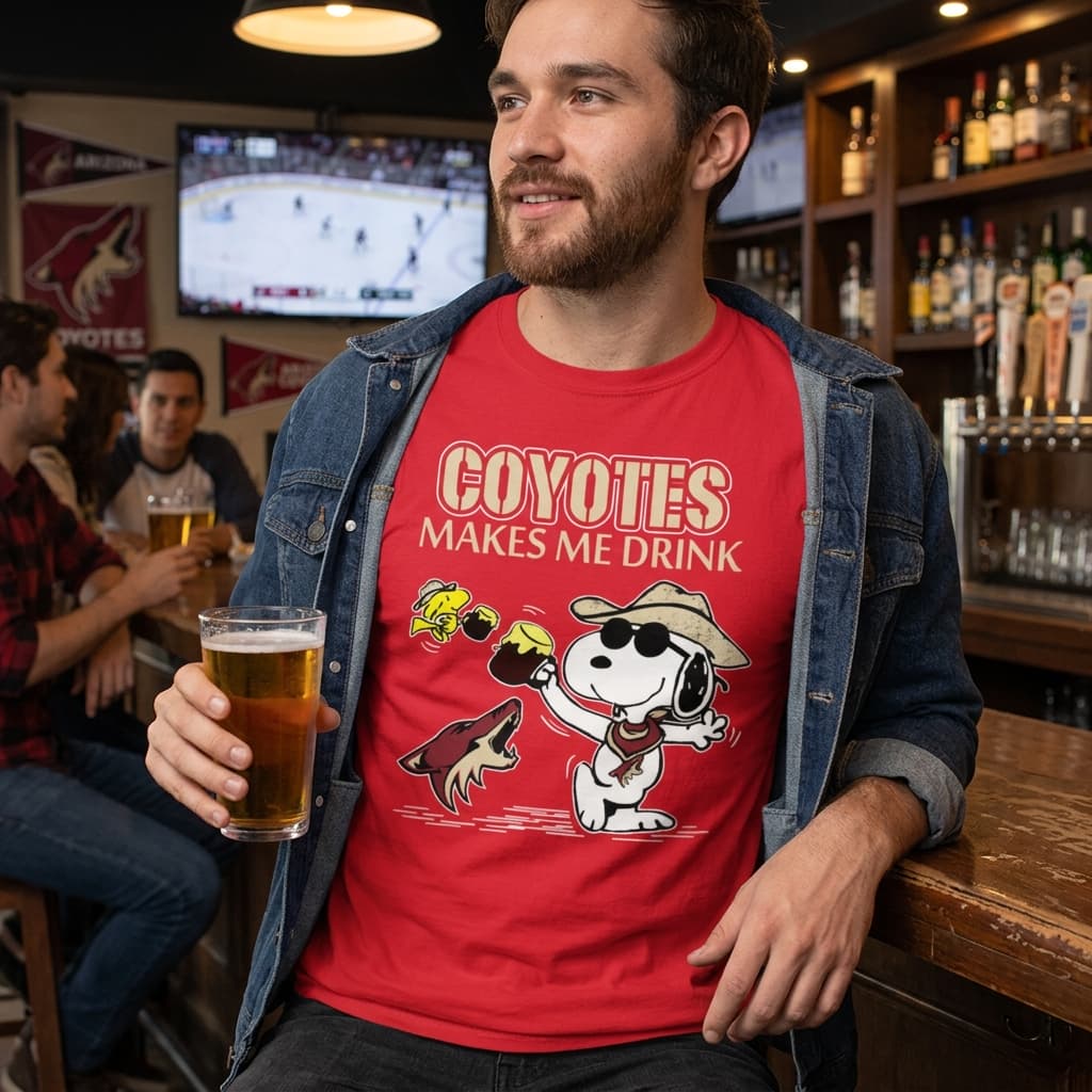 Arizona Coyotes Make Me Drinks T Shirts