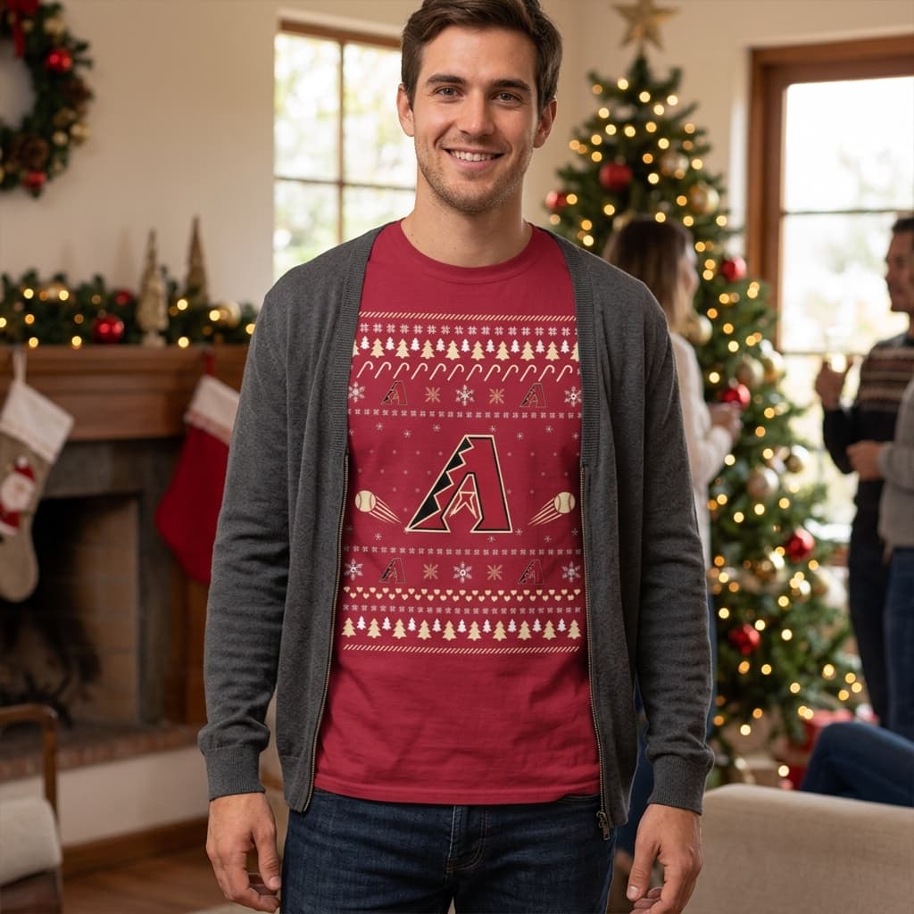 Arizona Diamondbacks Stitch Knitting Style T Shirt