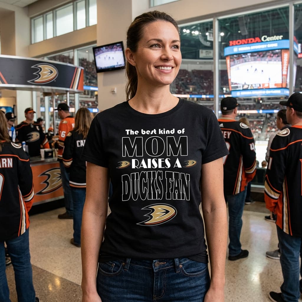 Best Kind Of Mom Raise A Fan Anaheim Ducks T Shirts
