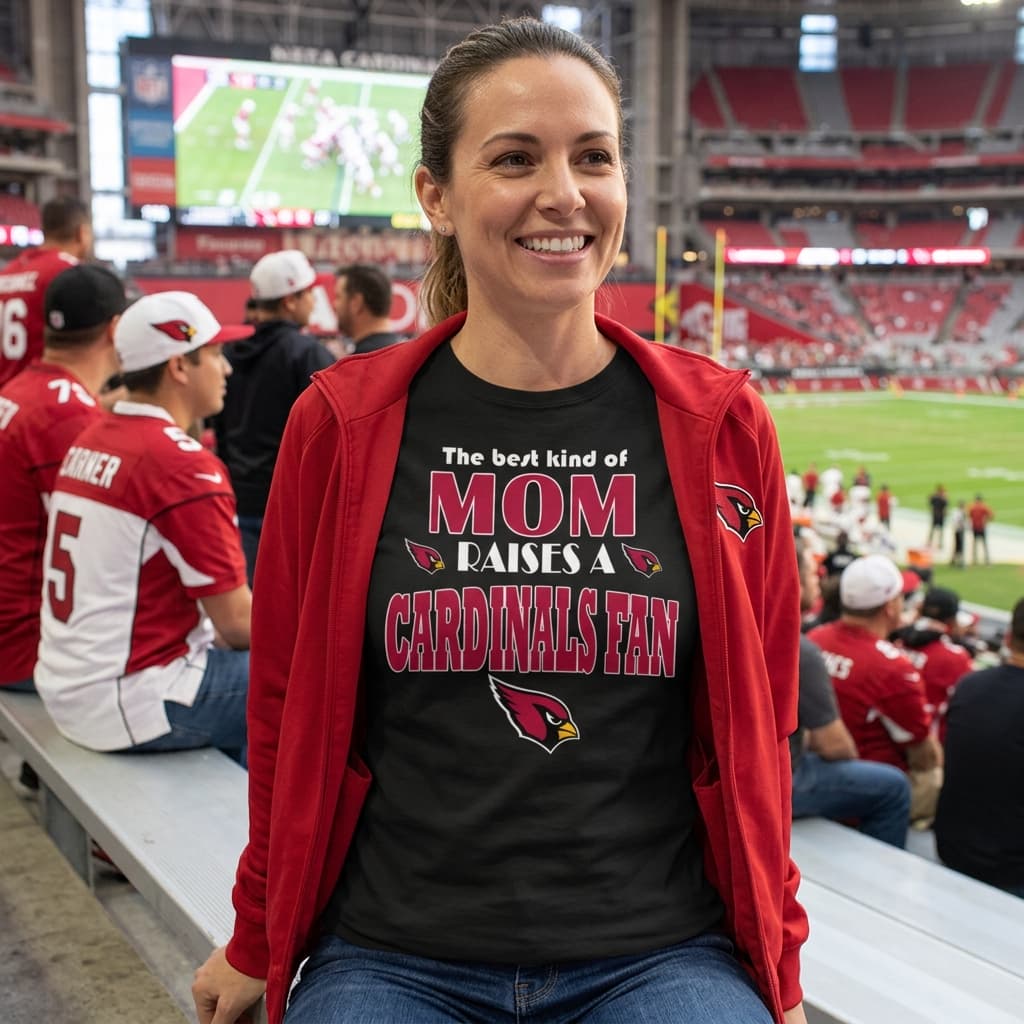Best Kind Of Mom Raise A Fan Arizona Cardinals T Shirts