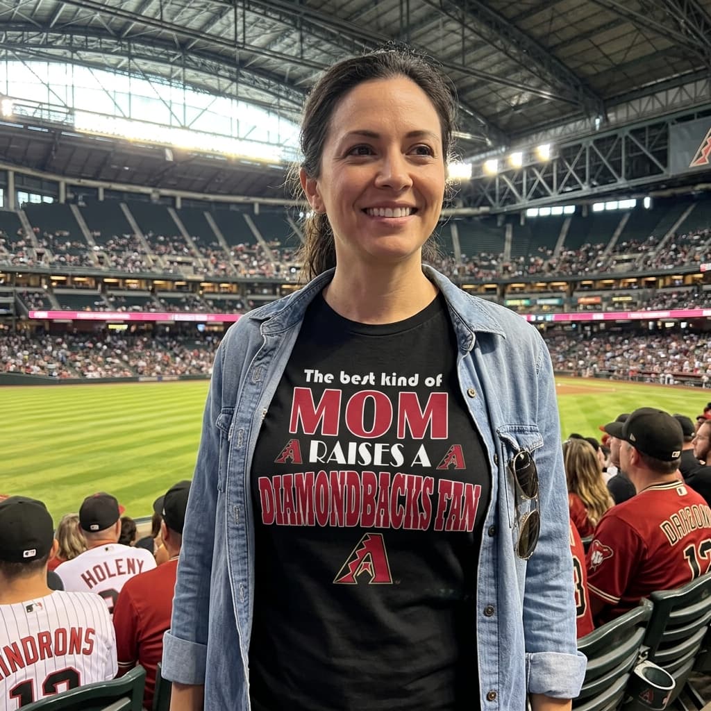 Best Kind Of Mom Raise A Fan Arizona Diamondbacks T Shirts