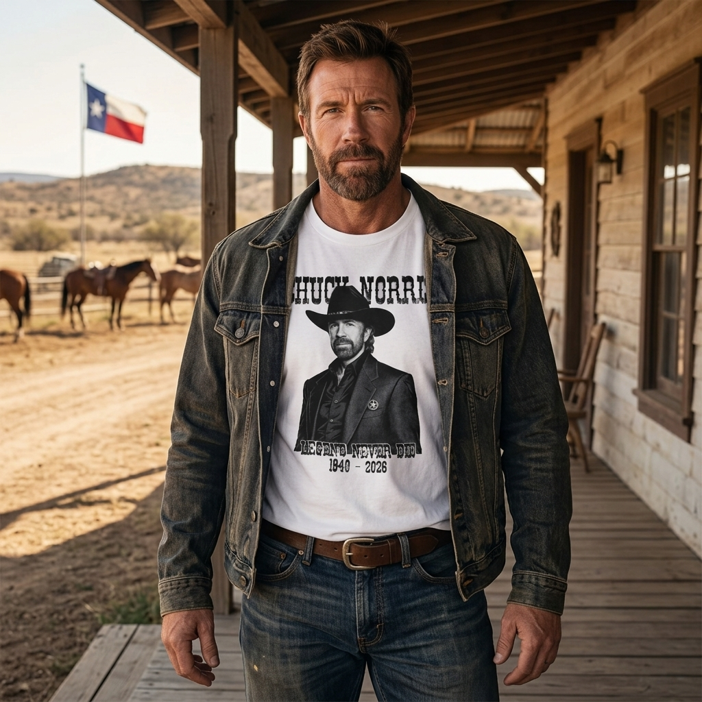 Chuck Norris Legend Never Die Rip 1940-2026 Shirt