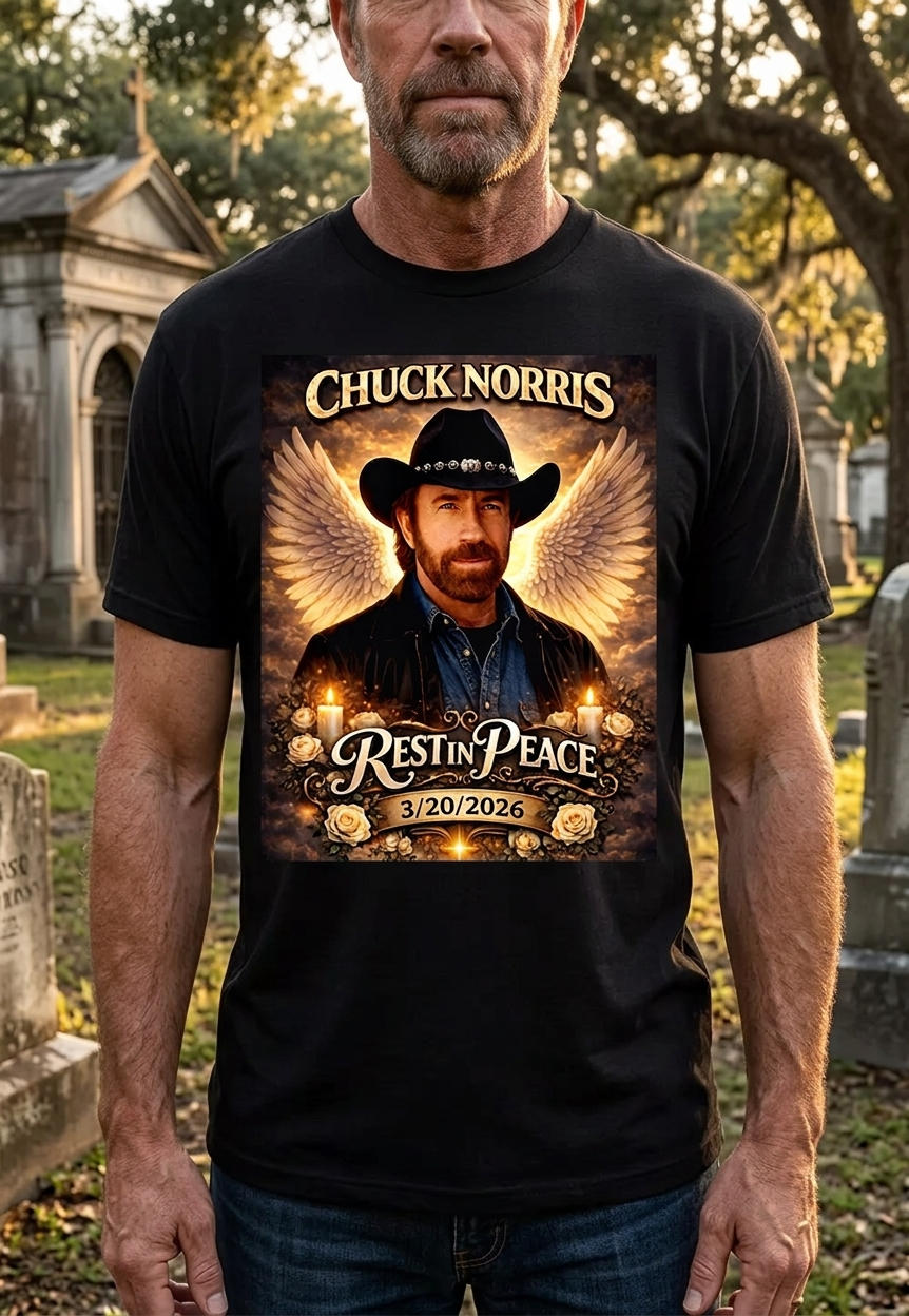 Chuck Norris Rest in Peace Memorial Fan Unisex Shirt