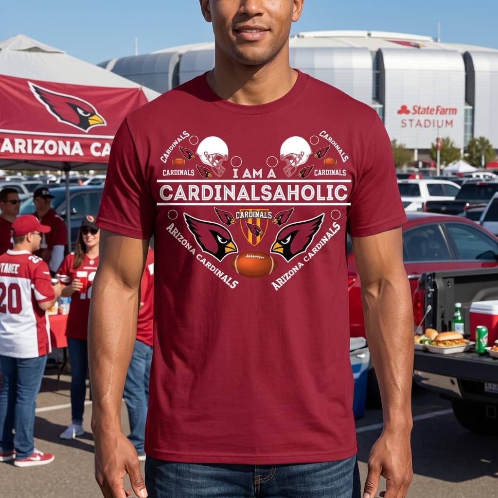 I Am A Cardinalsaholic Arizona Cardinals T Shirts