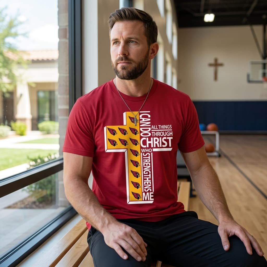 I Can Do All Things Through Christ Arizona Cardinals T Shirts