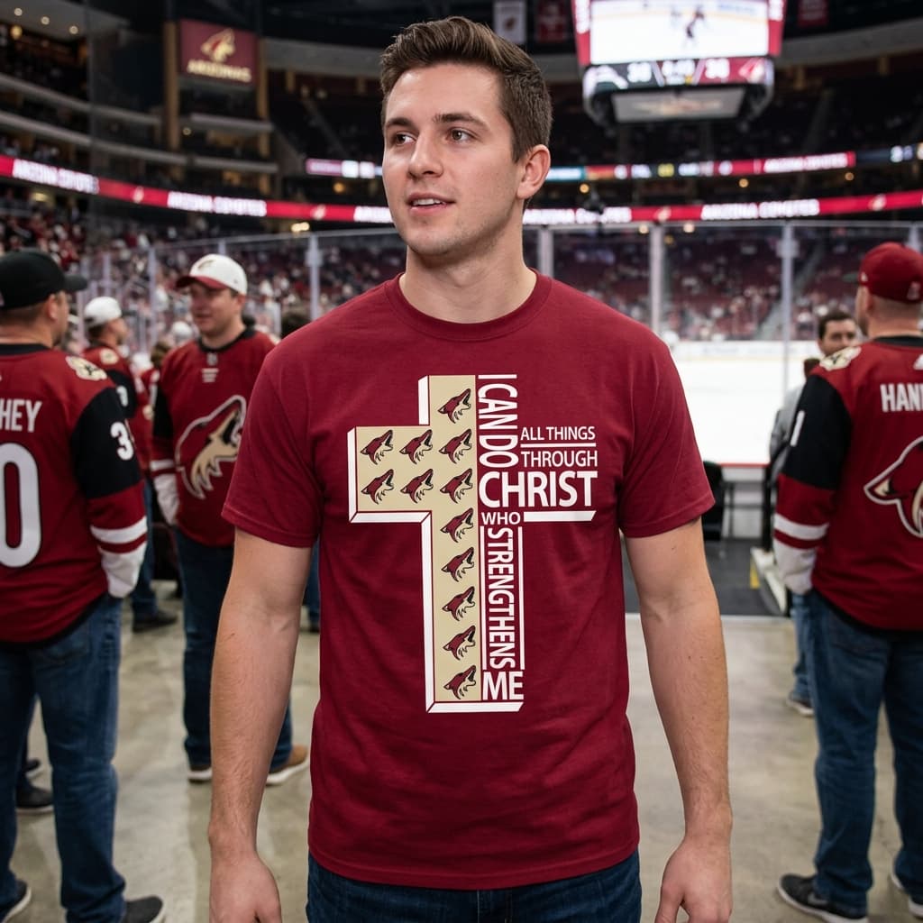 I Can Do All Things Through Christ Arizona Coyotes T Shirts