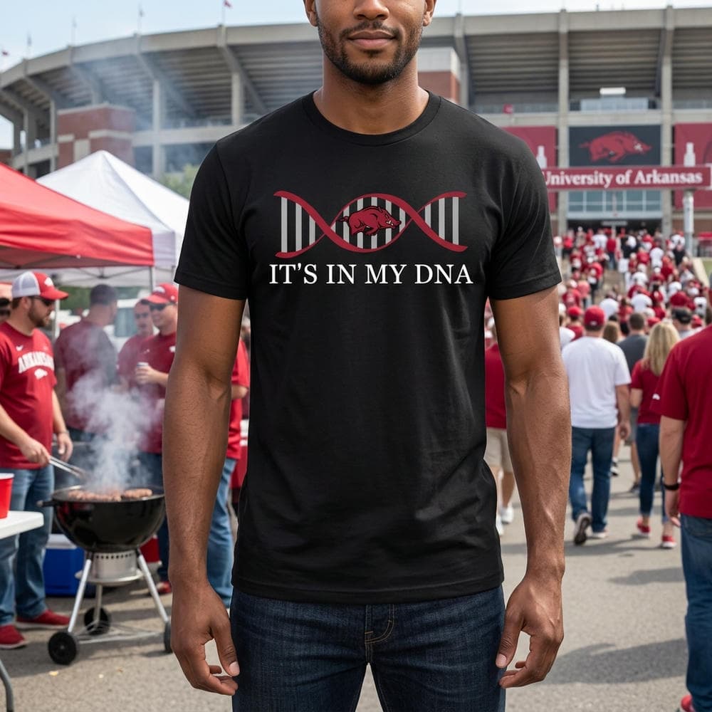 It’s In My DNA Arkansas Razorbacks T Shirts