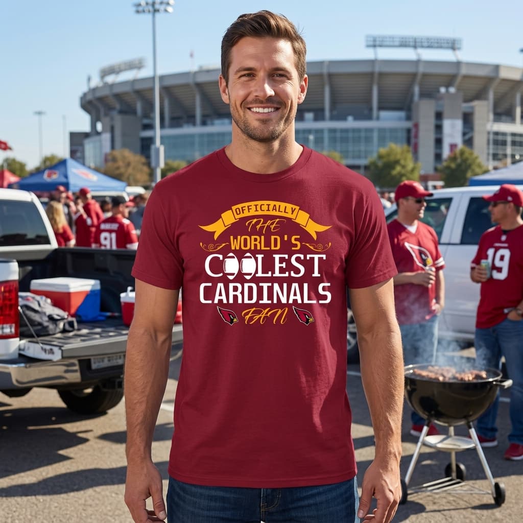 Officially The World’s Coolest Arizona Cardinals Fan T Shirts