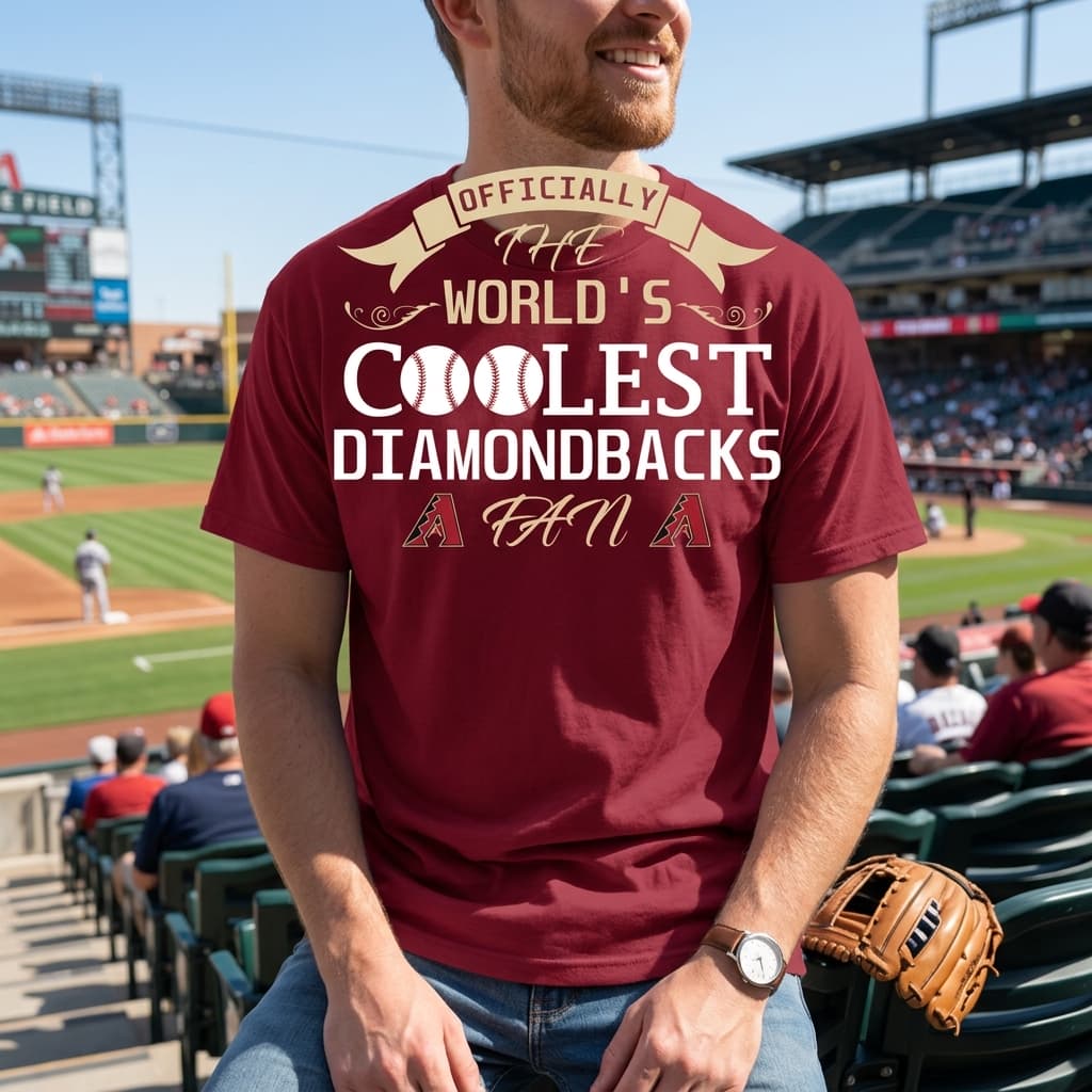 Officially The World’s Coolest Arizona Diamondbacks Fan T Shirts