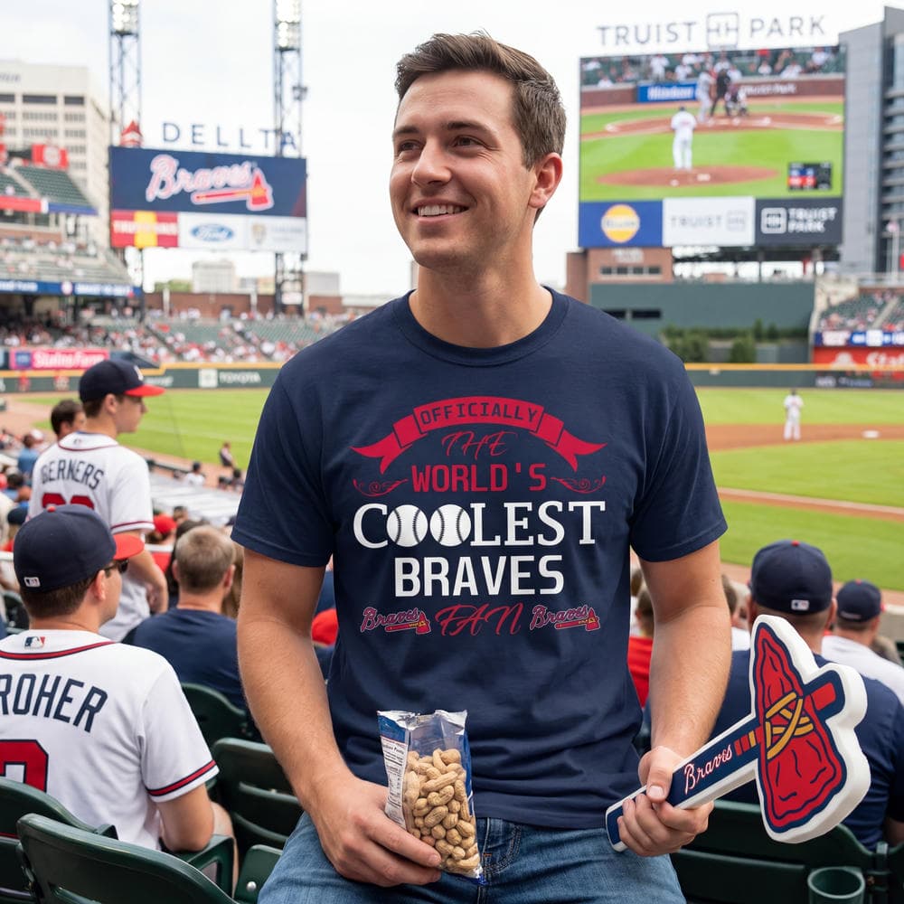Officially The World’s Coolest Atlanta Braves Fan T Shirts