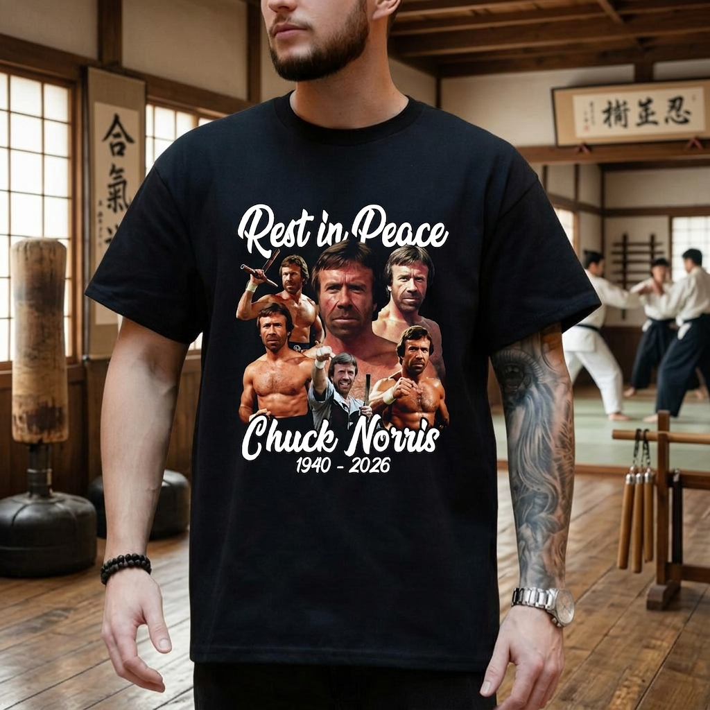 Rest In Peace Norris Legend Texas Ranger  Shirt