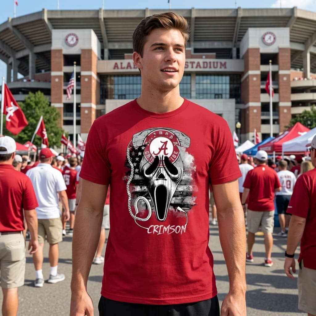 Scream Alabama Crimson Tide T Shirts