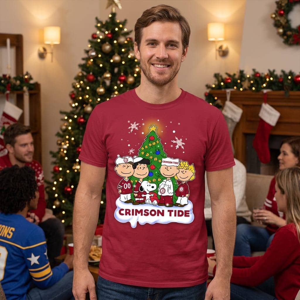 Snoopy The Peanuts Alabama Crimson Tide Christmas Sweaters