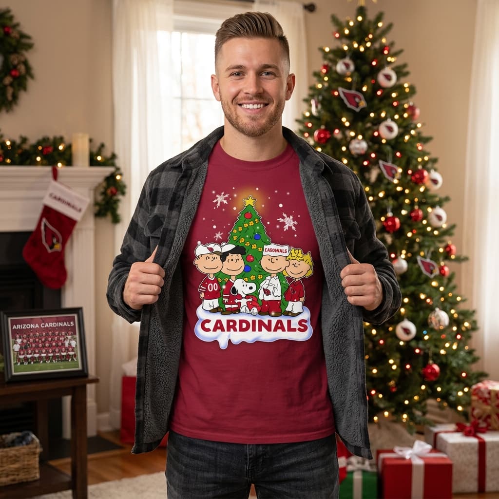 Snoopy The Peanuts Arizona Cardinals Christmas Sweaters