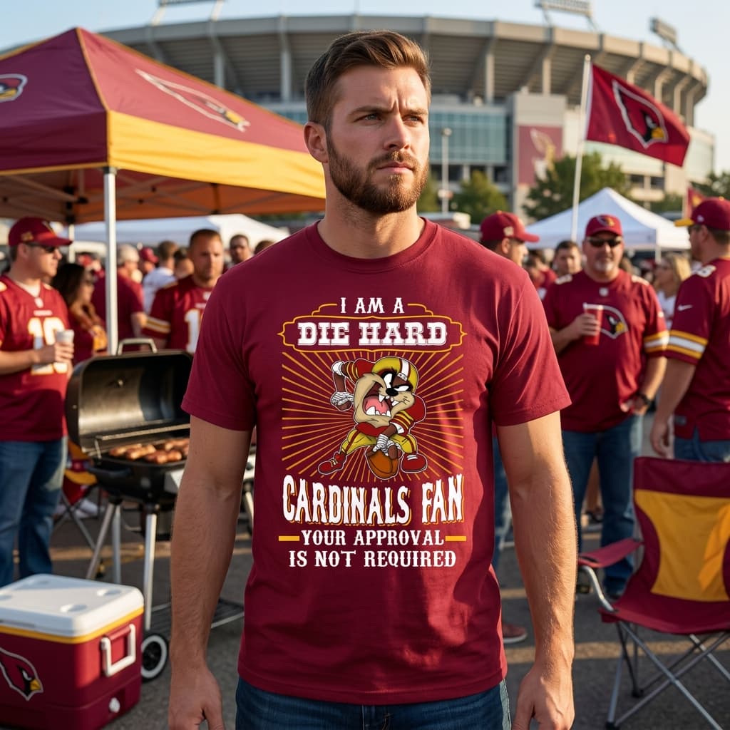 Taz Devil Arizona Cardinals T Shirt