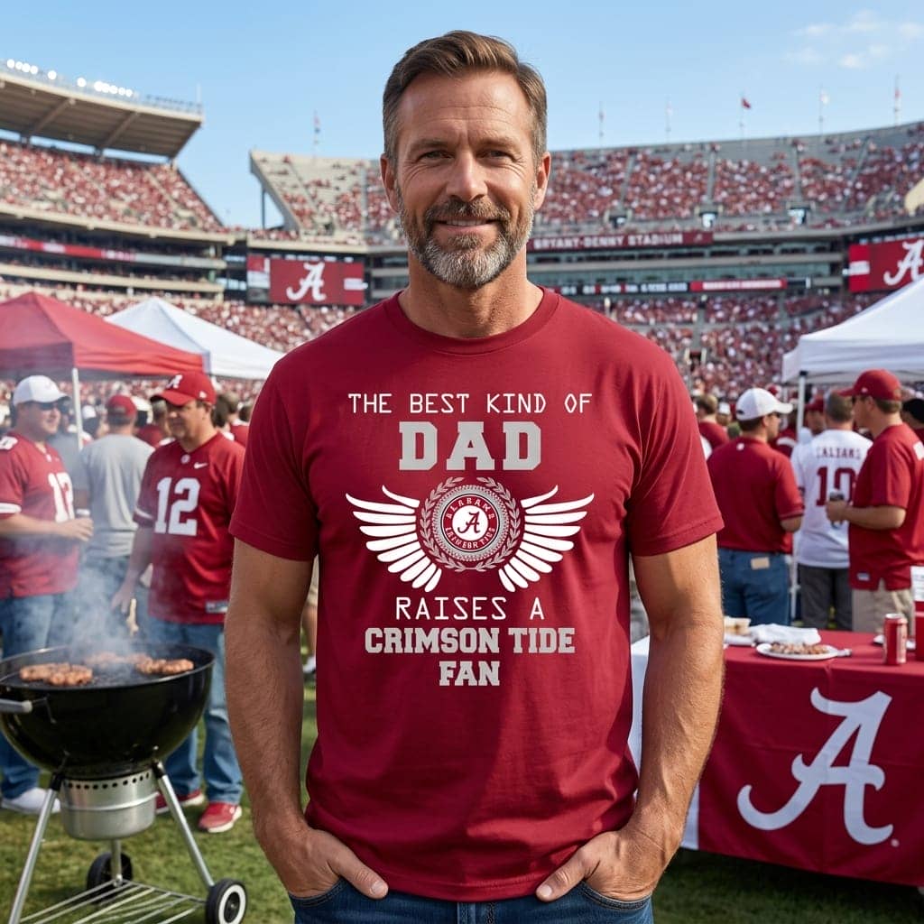 The Best Kind Of Dad Alabama Crimson Tide T Shirts