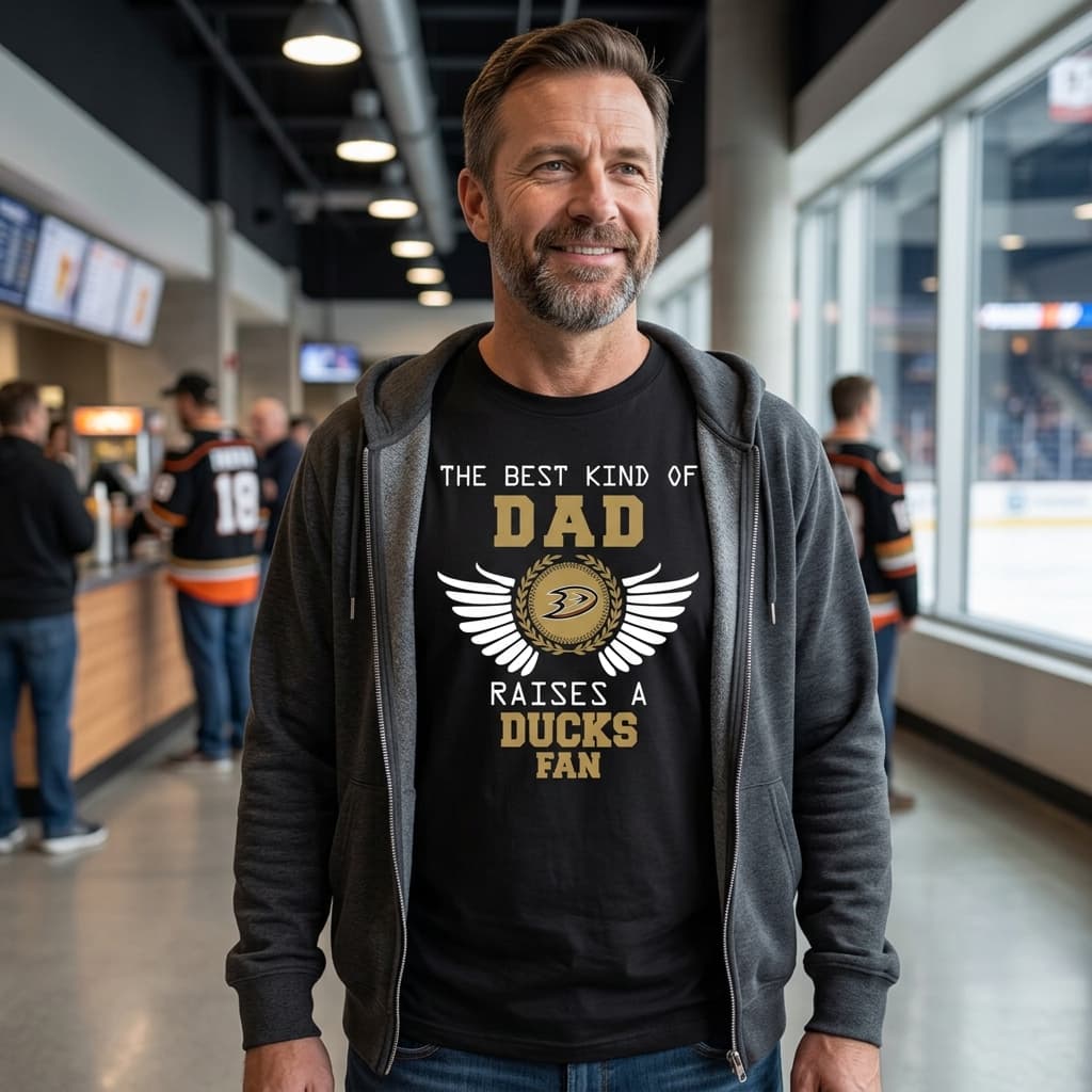 The Best Kind Of Dad Anaheim Ducks T Shirts