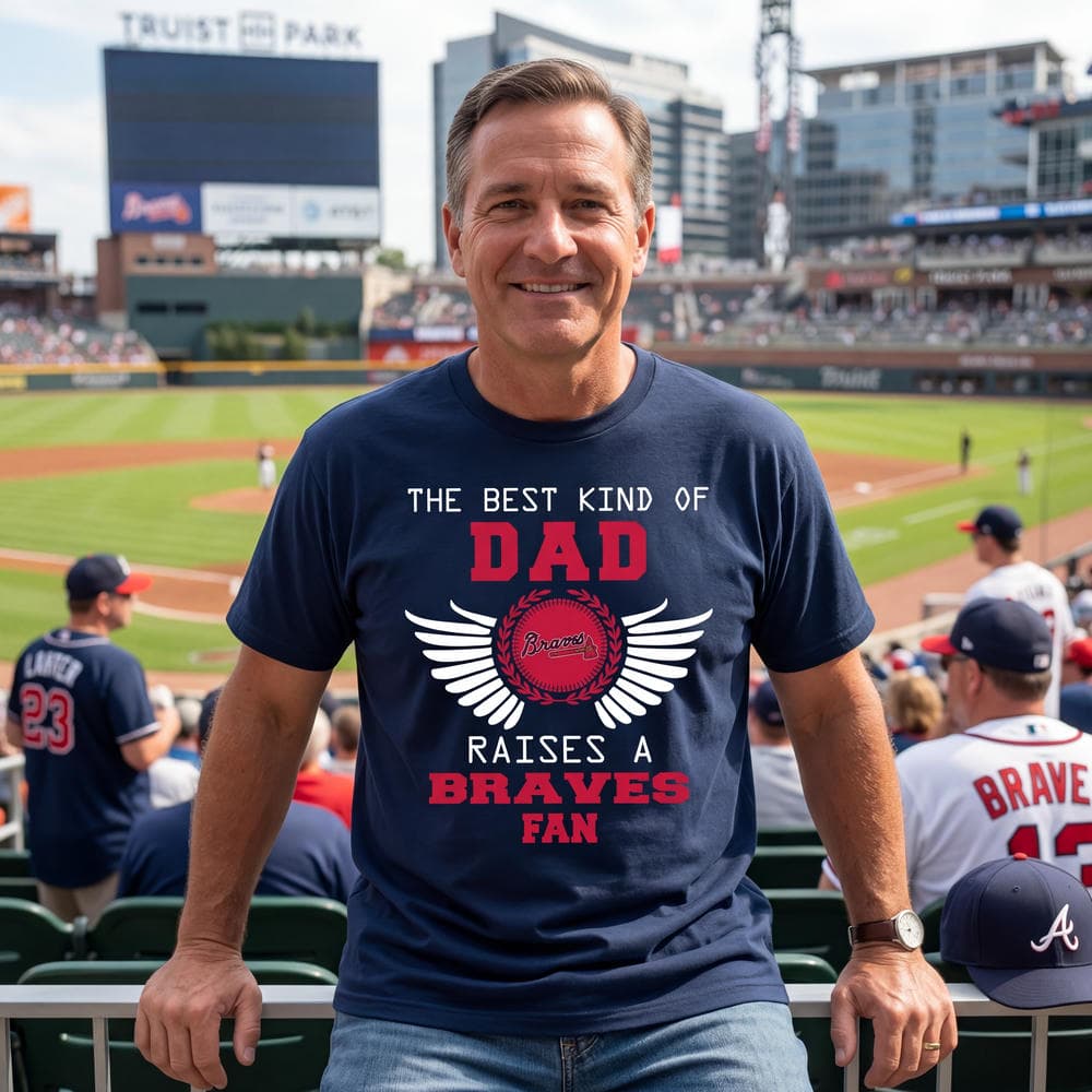 The Best Kind Of Dad Atlanta Braves T Shirts
