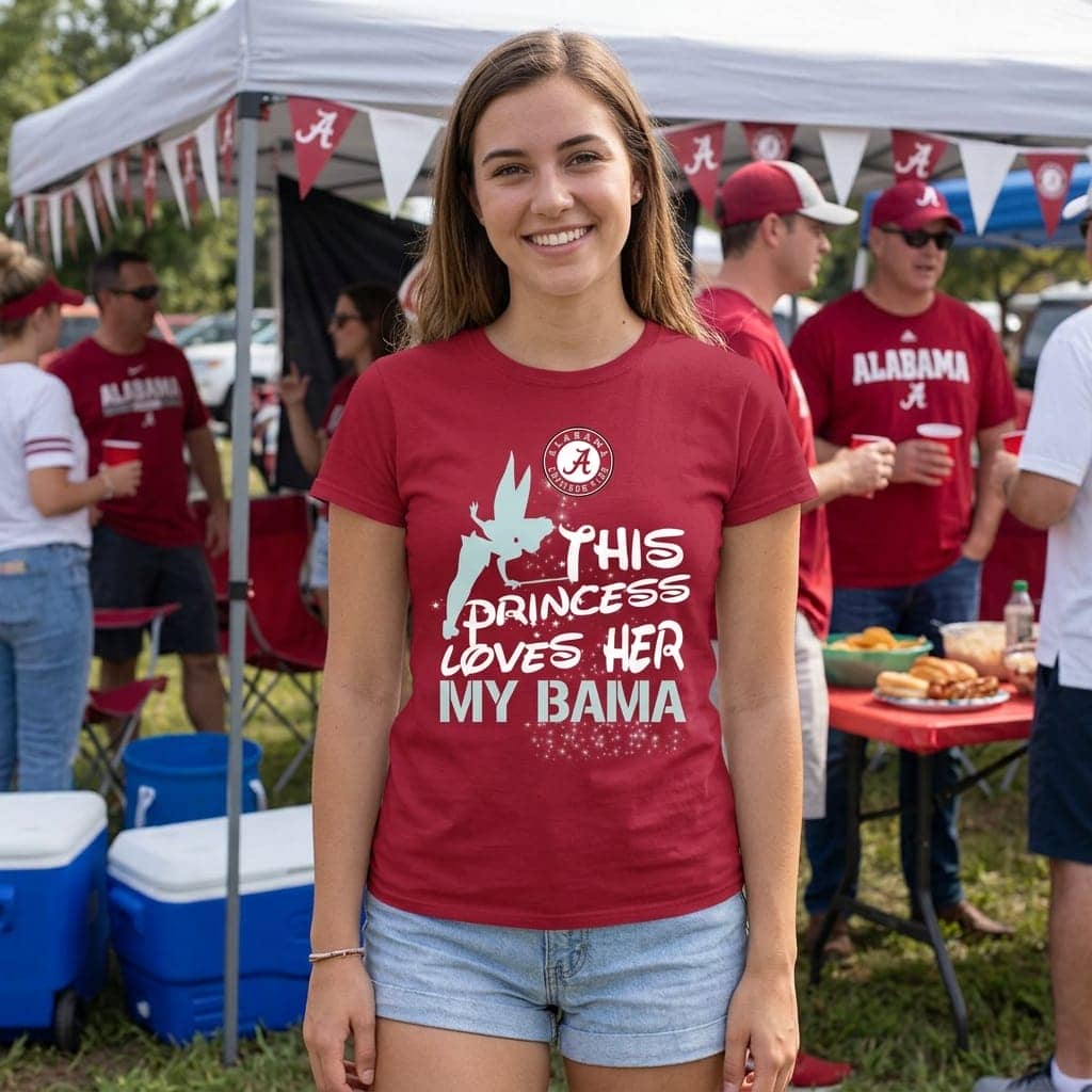 This Princess Love Her Alabama Crimson Tide T Shirts