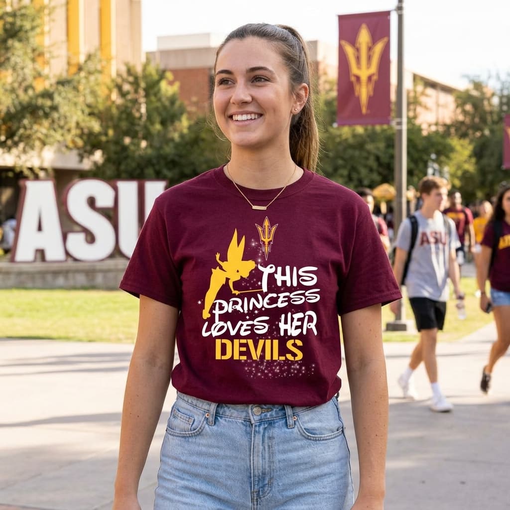 This Princess Love Her Arizona State Sun Devils T Shirts