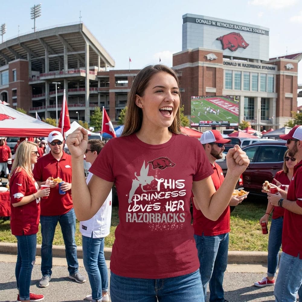 This Princess Love Her Arkansas Razorbacks T Shirts