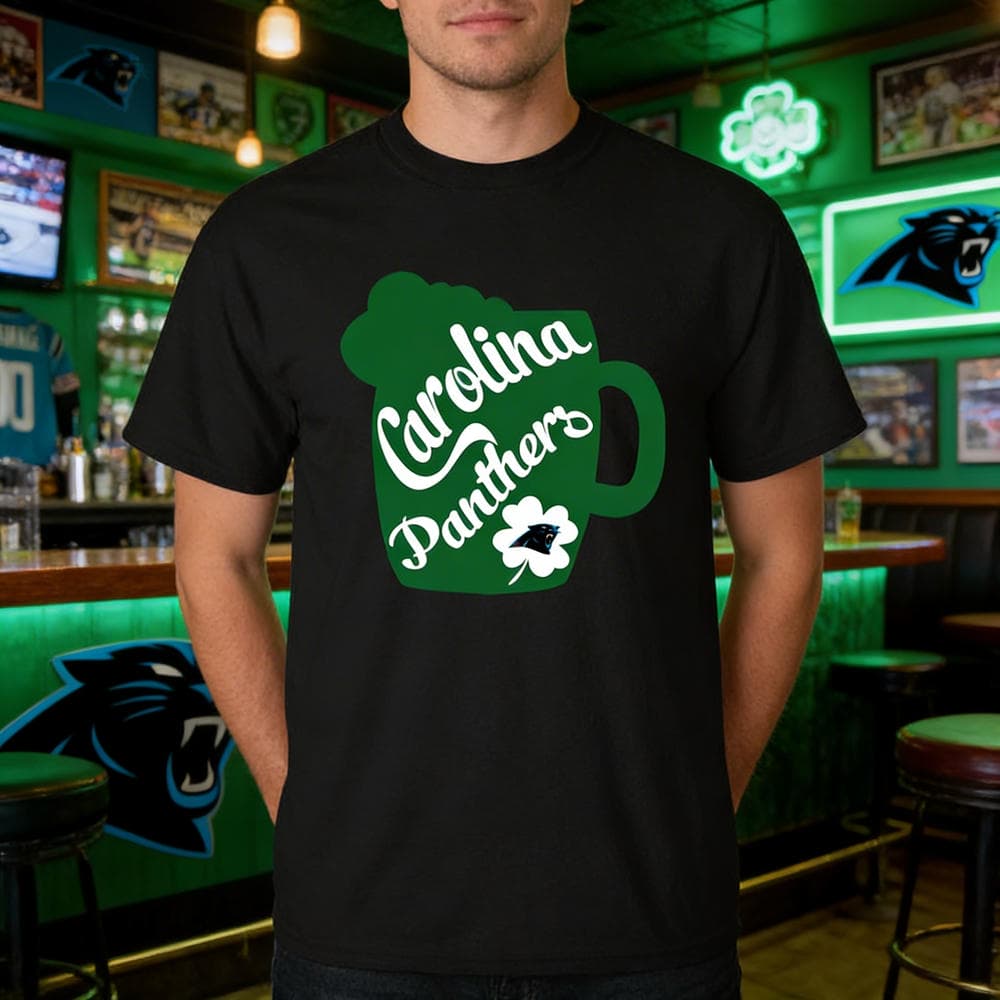Amazing Beer Patrick’s Day Carolina Panthers T Shirts