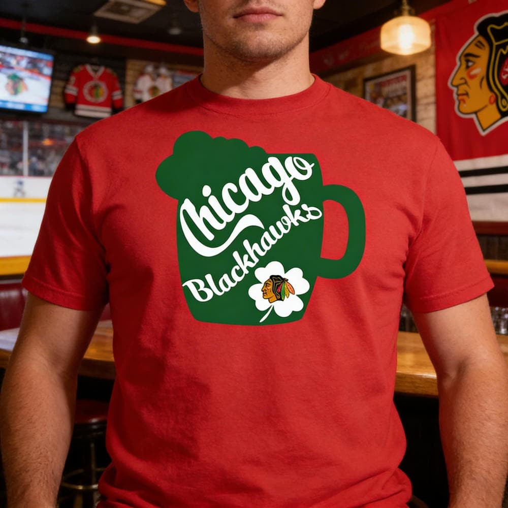 Amazing Beer Patrick’s Day Chicago Blackhawks T Shirts