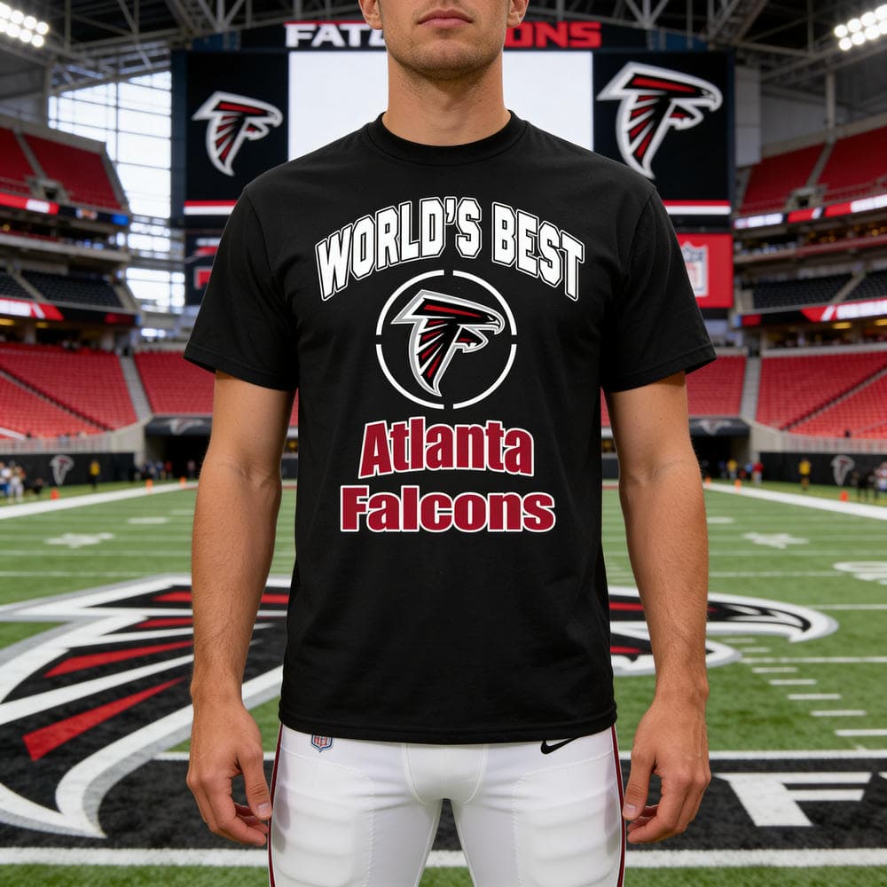 Amazing World’s Best Dad Atlanta Falcons T Shirts