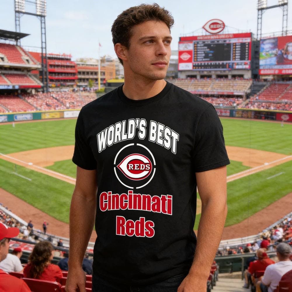 Amazing World’s Best Dad Cincinnati Reds T Shirts