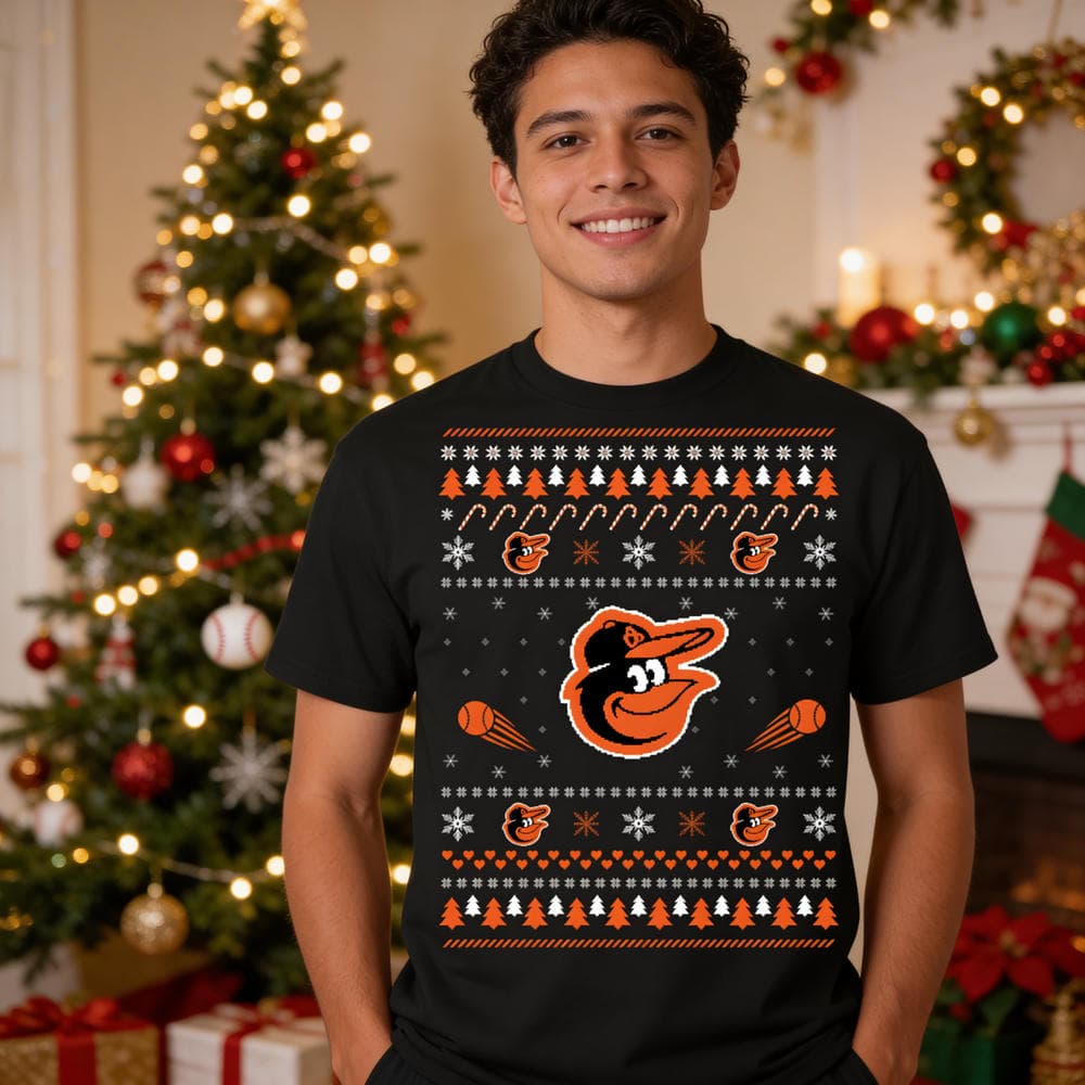 Baltimore Orioles Stitch Knitting Style T Shirts