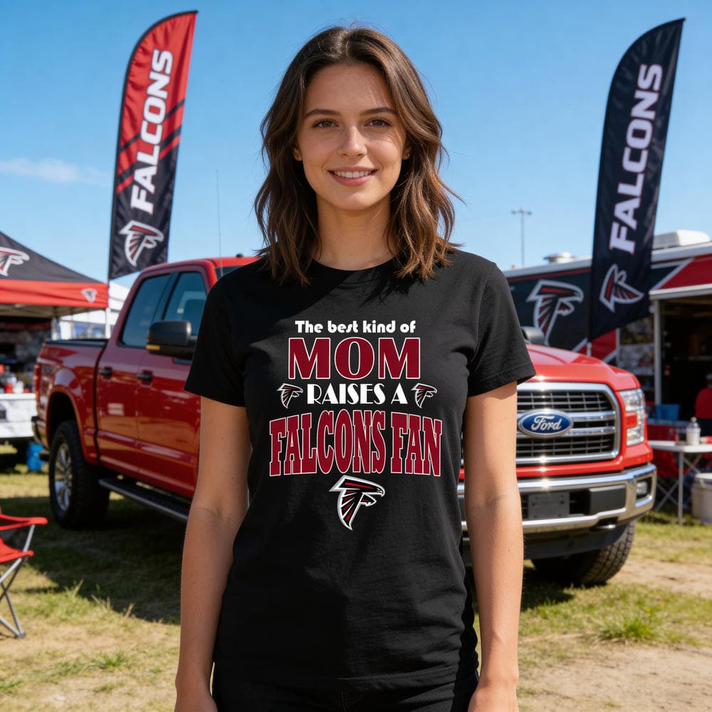 Best Kind Of Mom Raise A Fan Atlanta Falcons T Shirts